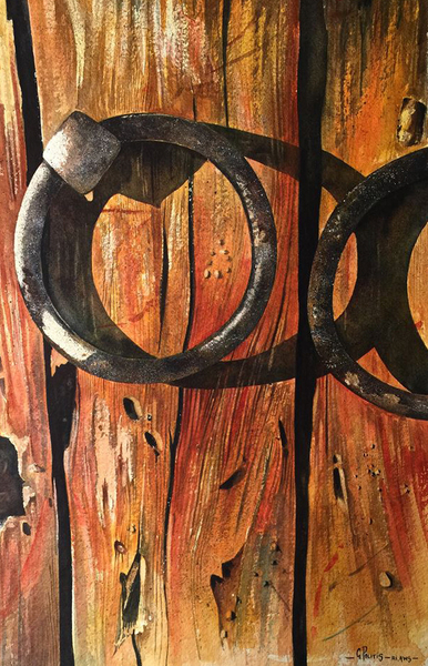 Wooden door